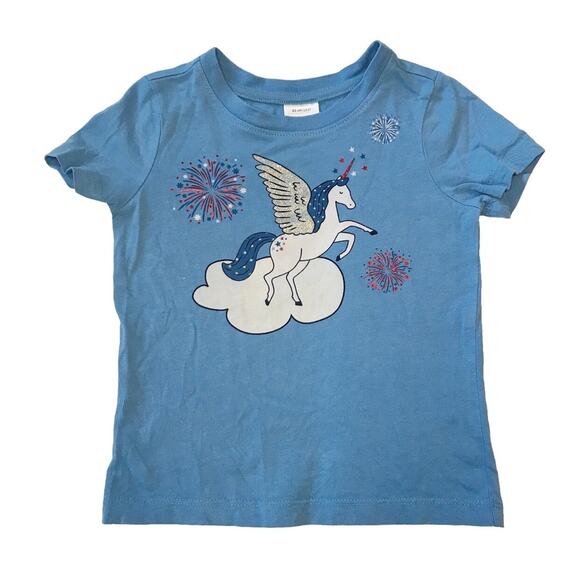 Hanna Andersson 100% Cotton Unicorn Top 85 - Picture 1 of 5